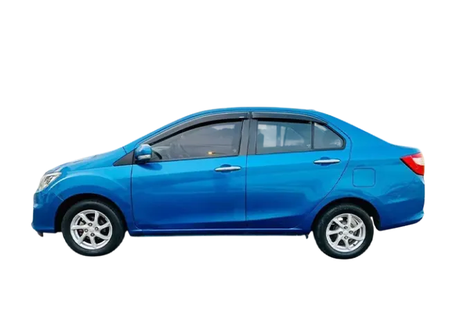 Perodua Bezza sedan rental car for KKIA pickup and Kota Kinabalu travel